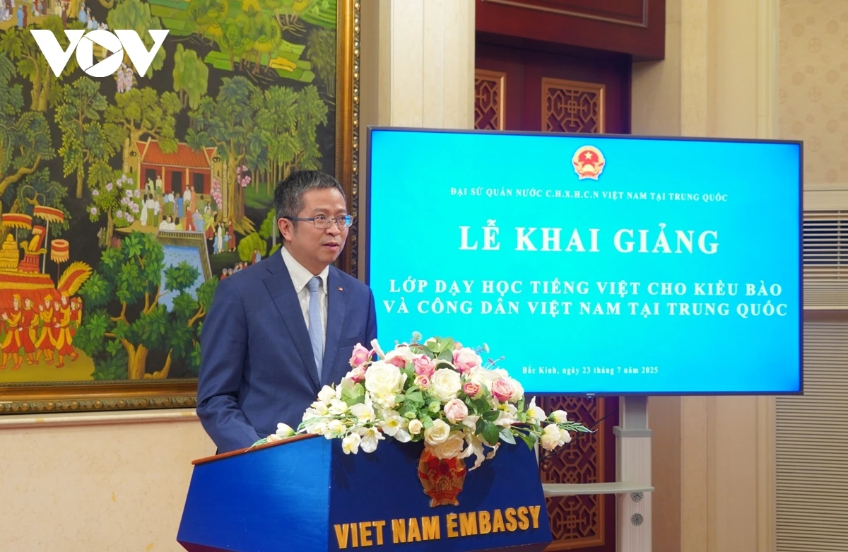 Khai giảng lớp tiếng Việt trực tuyến đầu tiên cho kiều bào tại Trung Quốc